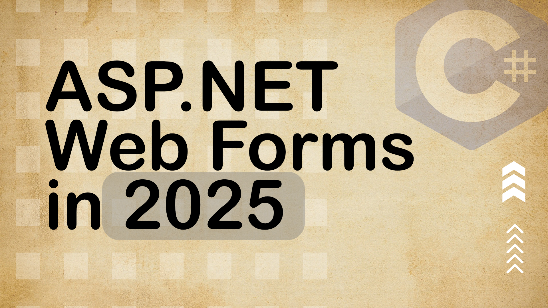 What is the state of ASP.NET Web Forms in 2025?