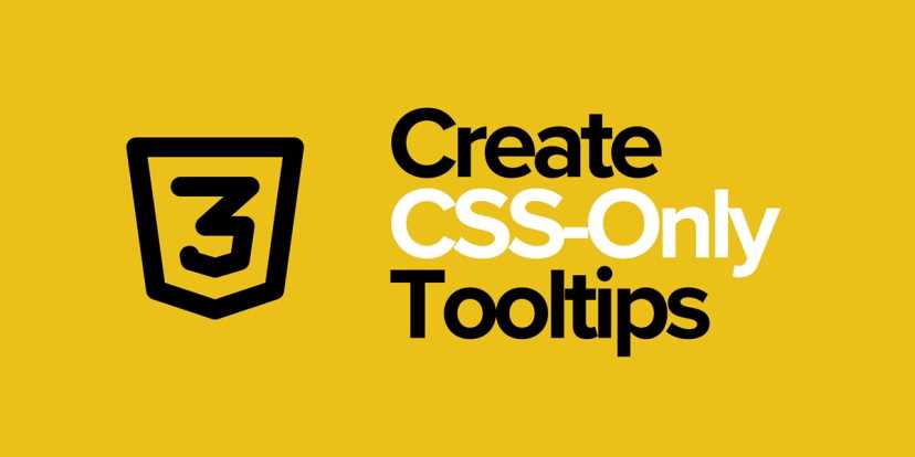 How to Create CSS-Only Tooltips